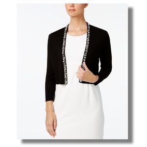 🆕Calvin Klein Pearl Accented Sweater Cardigan